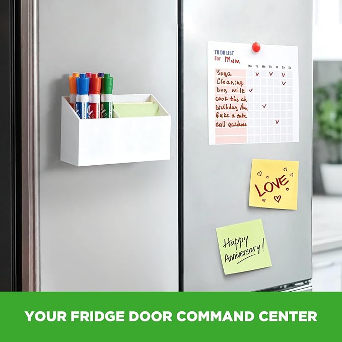 Acrylic Magnetic Pen Holder for Whiteboard,Fridge, School Supplies - Image 5