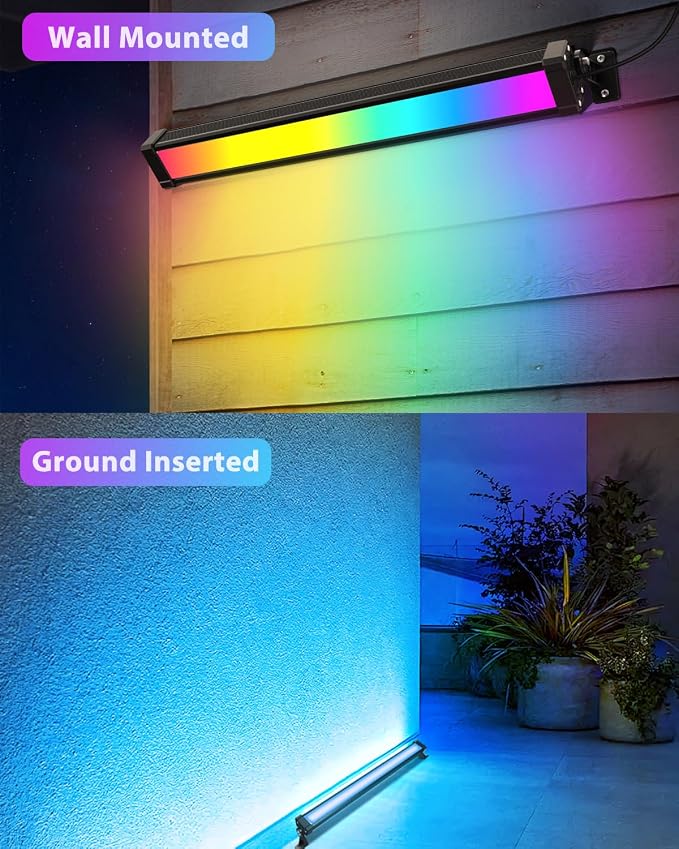 MEIKEE 25W RGB Wall Wash Lights RGBW Color Changing Washer Strip Lights - Image 8