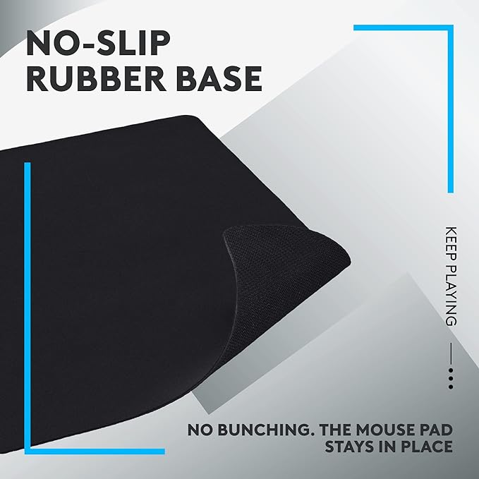 Logitech G240 Cloth Gaming Mouse Pad (340x280x1) - Black | 340x280x1, Optimized for gaming sensors, moderate surface friction - Image 5