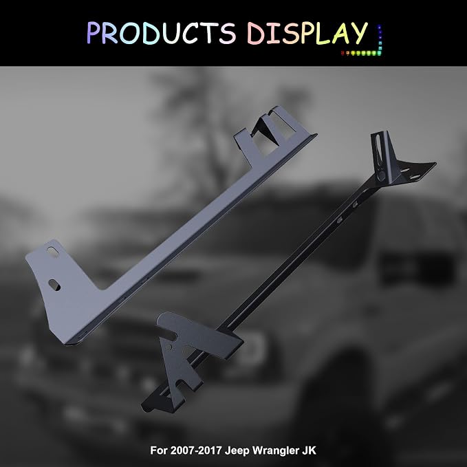 RGB 52" LED Light Bar 2X 4 Flood Fog Pods for Wrangler JK 2007-2018 - Image 8