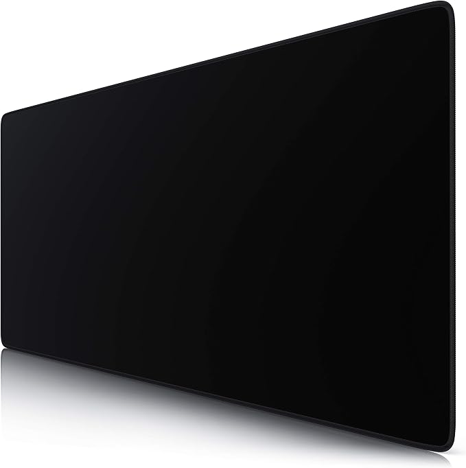 JIALONG Large Gaming Mouse Pad, Extended Mousepad with Black Stitched Edges, XXL Desk Mat, Big Computer Keyboard Mat for Gaming and Office, 35.4 x 15.7 inches by JIALONG