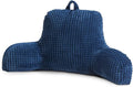A Nice Night Navy 17" Bed Wedge Pillows with Arms for Sitting by ANICENIGHT