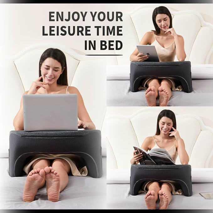 cooloo8 Reading Pillow with Armrests – Extra Large Lap Desk Pillow - Image 4