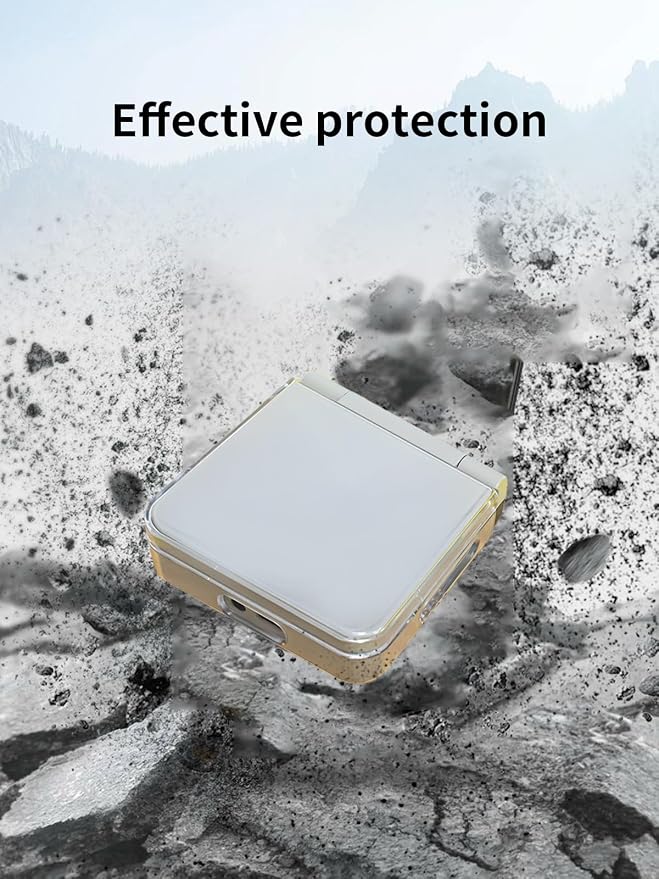 Case for Miyoo Flip V2 Gaming Console,BOVUGAC Fully Wrap PC Protective Shockproof Cover for Miyoo Flip Handheld Game Consoles—Clear - Image 4