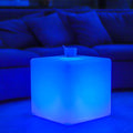 LOFTEK 20-inch LED Cube Table, Rechargeable Glowing Chair Seat w/Remote by LOFTEK