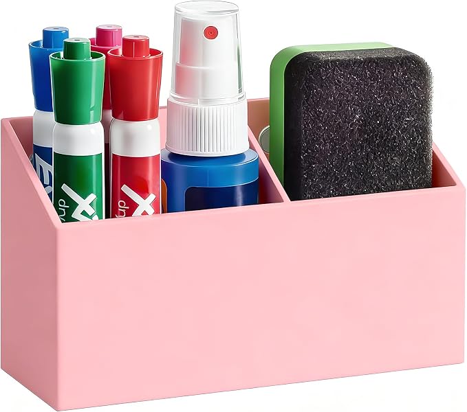 Acrylic Magnetic Pen Holder for Whiteboard,Fridge, School Supplies by Banafich