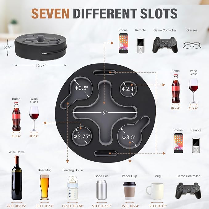INNO STAGE Couch Cup Holder Pillow - Image 4