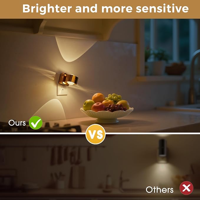 L LOHAS LED Night Light Projector, Night Lights Plug into Wall Light Sensor - Image 6