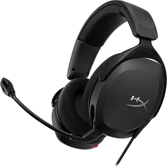 HyperX Cloud Stinger 2 Core – PC Gaming Headset, Lightweight Over-Ear Headset with mic, Swivel-to-Mute mic Function, DTS Headphone:X Spatial Audio, 40mm Drivers,Black by HyperX