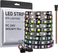 BTF-LIGHTING WS2811 Addressable RGB LED Strip DC24V 49FT 900LED 150Pixel by BTF-LIGHTING