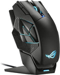 ASUS ROG Spatha X Wireless Gaming Mouse – MMO/MOBA Design, 12 Programmable Buttons, Right-Handed, 168g, Dual-Mode (Wired/2.4GHz), 19K DPI, up to 67Hr Battery, Magnetic Charging Dock, PC/Mac Support by Unknown