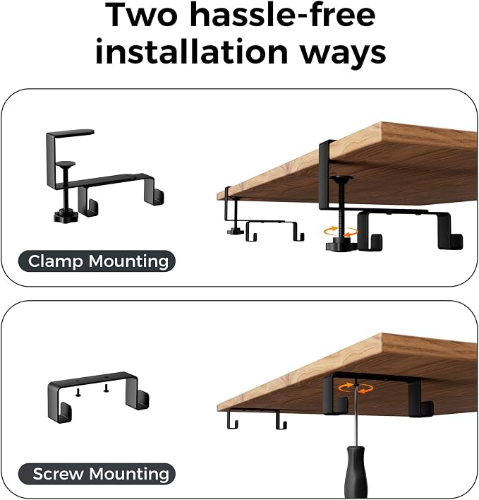 No-Drill Cable Management for Standing Desk - Image 5