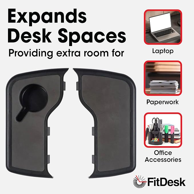 FitDesk Clamp-On Extender for 3.0 Exercise Bike & Standing Desk Attachment - Image 3