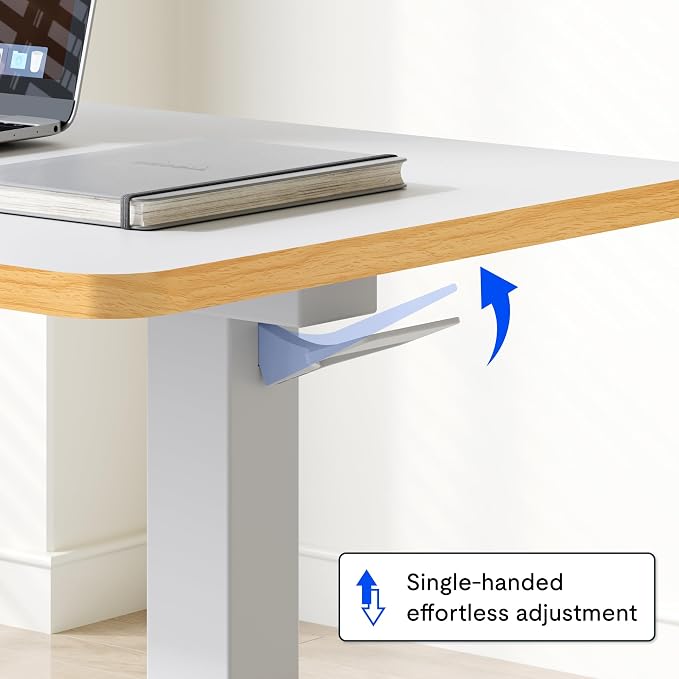 FLEXISPOT 32" Mobile Standing Desk Pneumatic Lift Computer Workstations - Image 10