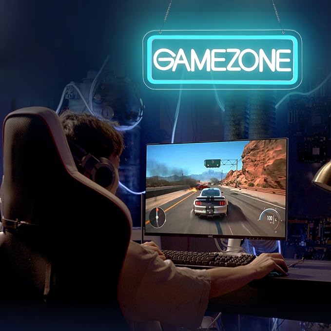 GAME ZONE Neon Signs,Gaming Letter Neon Sign for Gamer Room Decor - Image 5