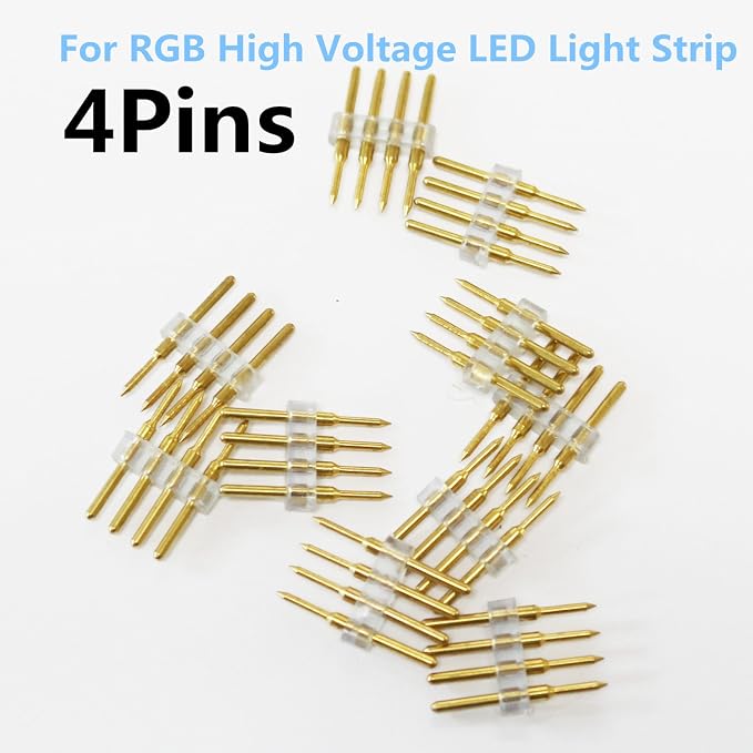 10pack of 4PINS and END Cap High Voltage RGB Light Strip - Image 2