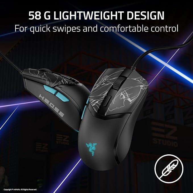 Razer Cobra Wired Gaming Mouse, 58g Lightweight, Zenless Zone Zero Edition - Image 2