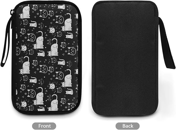 Cats Print Electronic Organizer Travel Case Waterproof Travel Cord Organizer Pouch, All-in-One Storage Bag for Accessories, Charger, Cable - Image 3