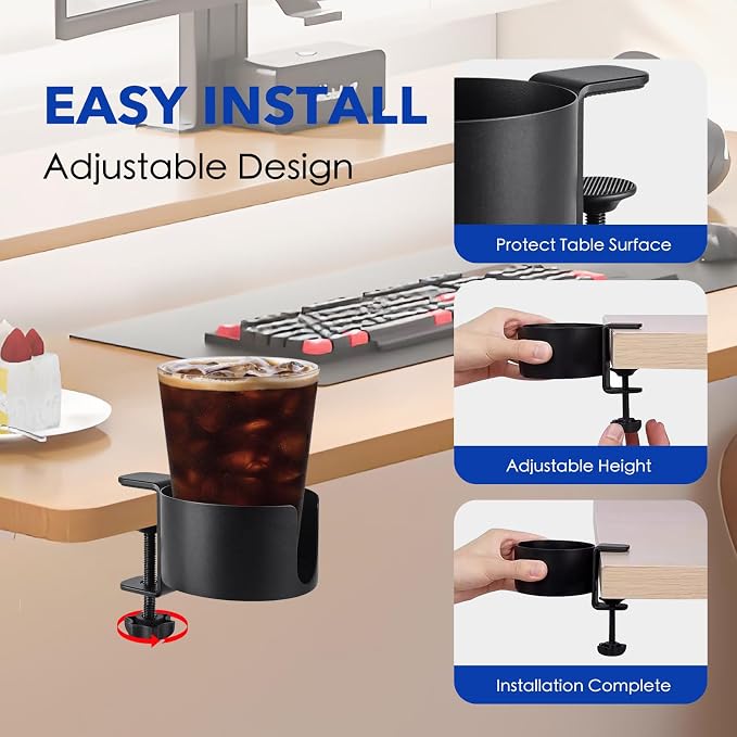 Chair Cup Holder Compatible with Adirondack,Aluminum Alloy - Image 6