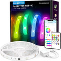 DAYBETTER Smart IC LED Strip Lights, BGRIC LED Lights for Bedroom 32.8 FT, DIY Multiple Colors on One Line, App Control Color Changing Strip Lighting Music Sync Home Decor(1 Roll) by DAYBETTER