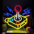 Arcade Gamer Neon Sign, LED Gaming Neon Light Sign for Game Room Wall Decor by Lurevia