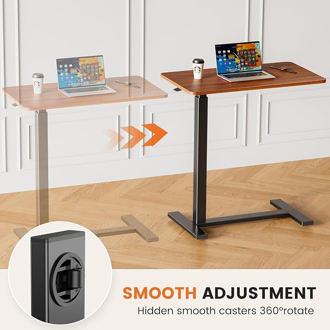 Sweetcrispy Overbed Table, Bedside Table, Storage Shelf - Image 6