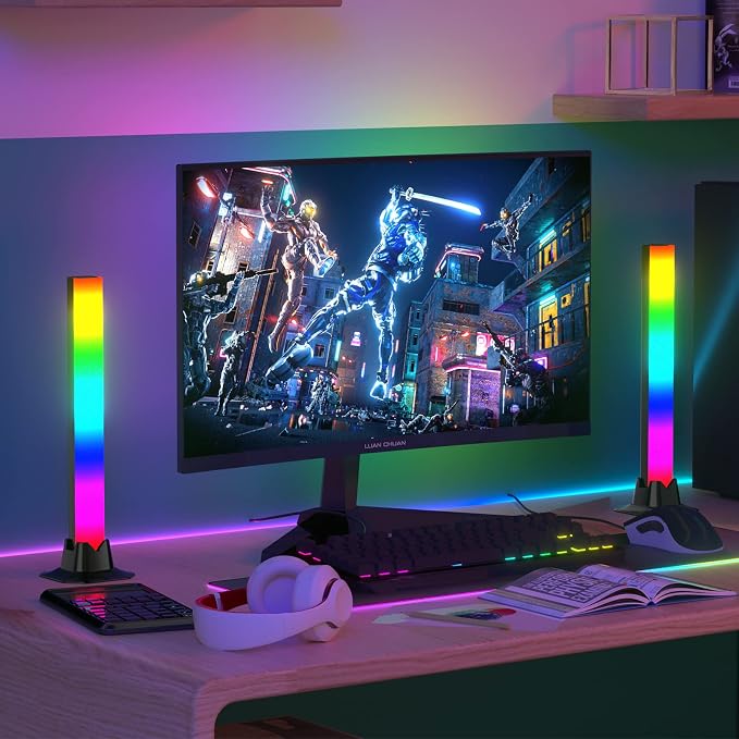 MIHEAL LED Light Bar RGB Lamp,Smart Lighting Tower Starter Kit with Remote for PC, TV, Gaming Room and Computer Case … - Image 3