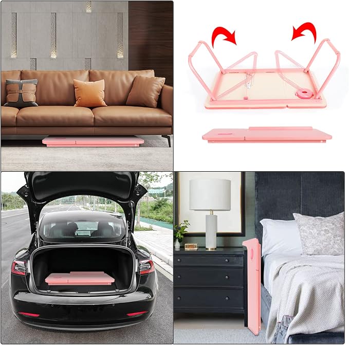 Laptop Bed Desk for Couch, 5-Angle Adjustable Laptop Bed Table for Adults - Image 7