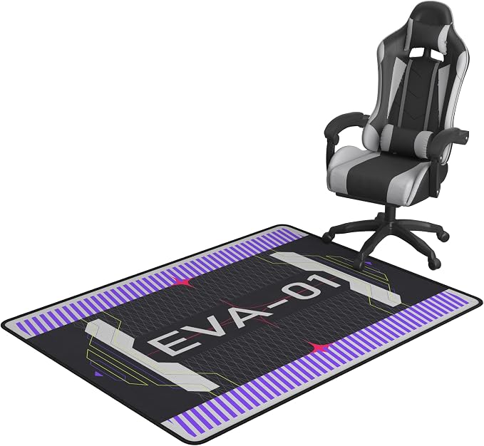 Neon Genesis Evangelion Non-Slip Floor Chair Mat 35"×47" for Gaming Chair Mat - Image 2