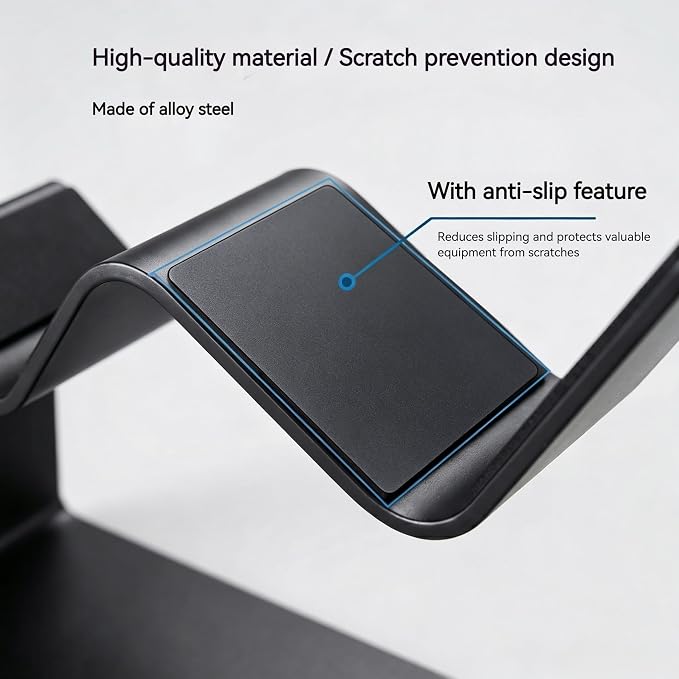 Desktop Controller Holder Controller Organizer Metal Universal | Gaming Accessories 2 Tier Controller Stand for Xbox Series X S, Elite 2, PS5, PS4, Switch 2 and Almost All Controller - Image 6