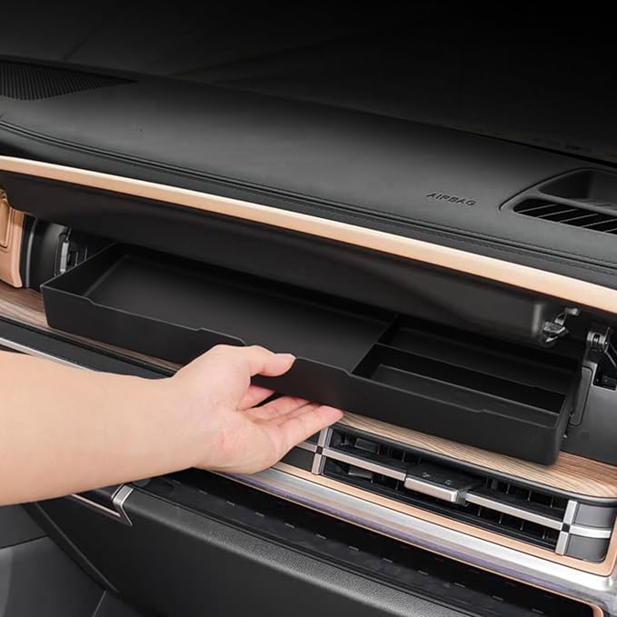LUCKEASY Co-pilot Drawer Box Storage Box for Hyundai Santa Fe 2024-2026 - Image 3