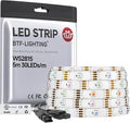 BTF-LIGHTING WS2815 LED Strip Light UL Listed 16.4FT 150 LED DC12V IP65 by BTF-LIGHTING