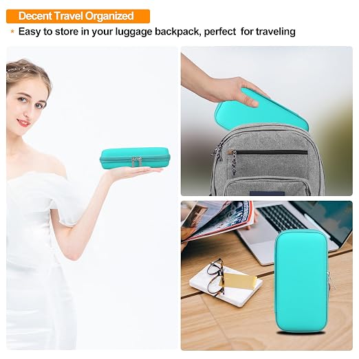 Elonbo Carrying Case for TaddToy/WELLST·G/Beijue/FAMILY POCKET/CCTU/X- JOYKIDS/GREENCREEK/Beico/KAVOYI/GuaiyeyeAP/TEBIYOU Handheld Game Console, Portable Electronic Gaming Player Bag, Green - Image 6