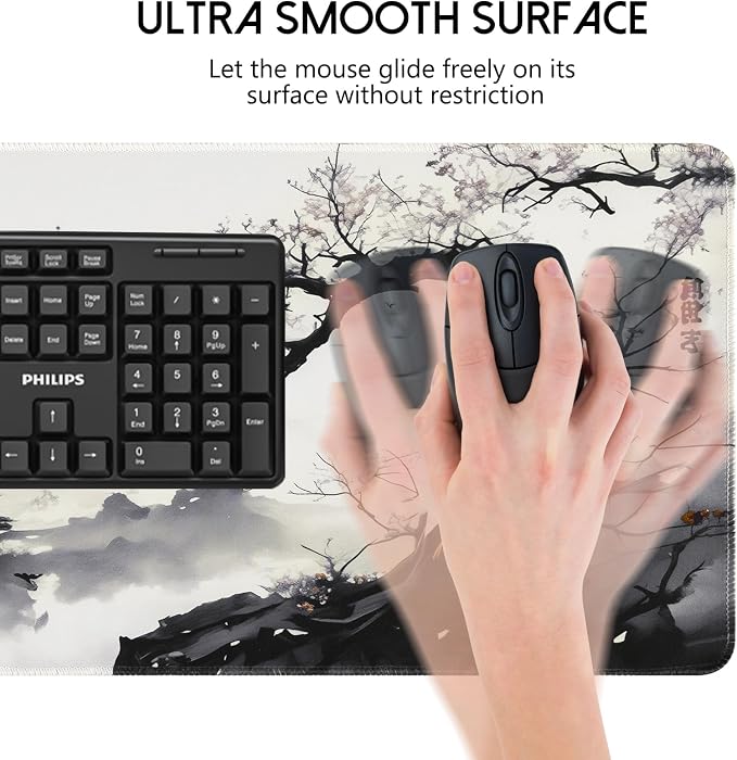 FreeNook Mouse Pad Gaming Mousepad 35.4 x 15.7in for Home Office and School - Image 6