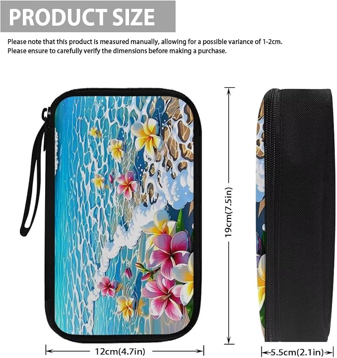 Beach Electronic Organizer Tech Accessory Pouch Electronic Accessories Carry Case Storage Bag for Cable Cord SD Card Travel Bag Cable Organizer - Image 5