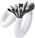 AGPTEK Cable Sleeve, 20ft - 4/5 inch Cable Management Cord Hider, White by AGPTEK