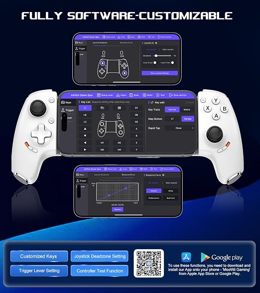 Mobile Gaming Controller for Android and iPhone 17/16/15 Series (USB-C) PS Remote Player Gamepad for PS5/PS4/Xbox/PC with Hall Joysticks/Hall Trigger/3.5mm Audio Jack/Cloud Gaming Controller, Plug & Play - Image 8
