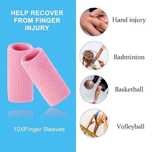 Finger Compression Sleeves, 10 Pcs - Image 3