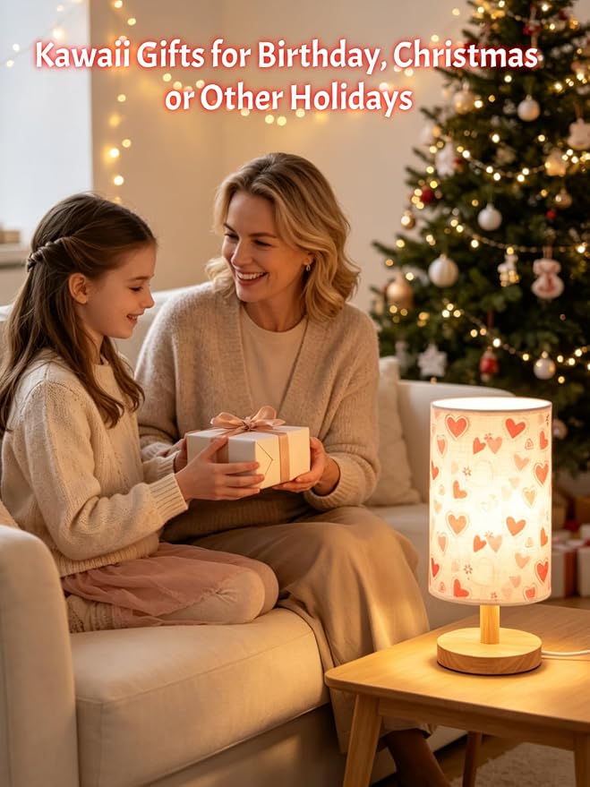 Heart‑Shaped LED Table Lamp for Bedroom Decor Romantic Gift for Girls Women - Image 8