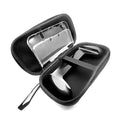 Meigpai Black Color for New3DS Nonslip Hand Grips + Crystal Shells + Storage Case, for New 3DS Small Handheld Consoles, Light-Weight Gaming Handle, Clear Protective Cover, Hard Carry Travel Bag Set by Unknown