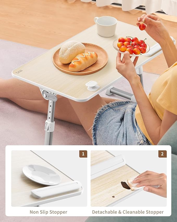 Laptop Desk Table, SAIJI Laptop Stand, Portable Lap Desks - Image 2