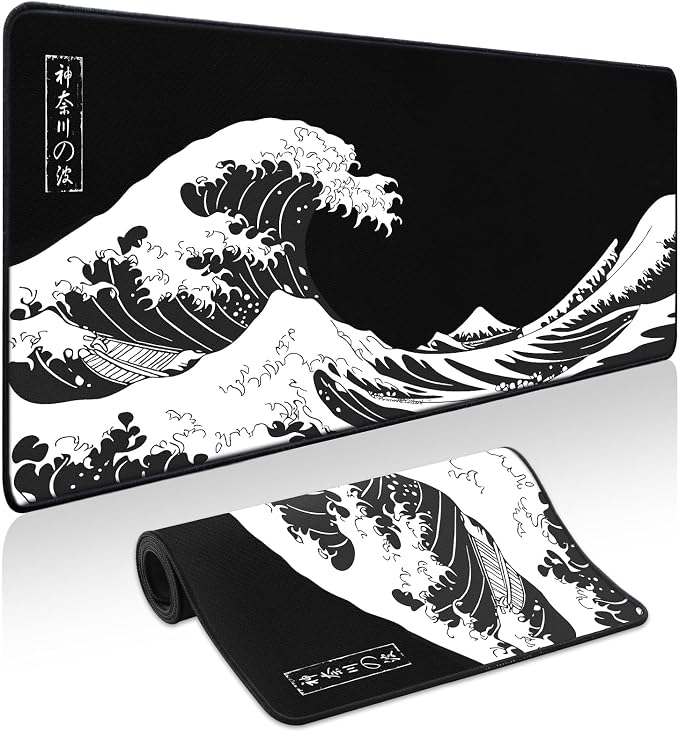 Mouse Pad Gaming - Desk Mat for Keyboard and Mouse - Large Mouse Pads for Desk, Gaming Mousepad with Non-Slip Base, Desks Pad (31.5" X 11.8") for Game, Office and Home by Unknown