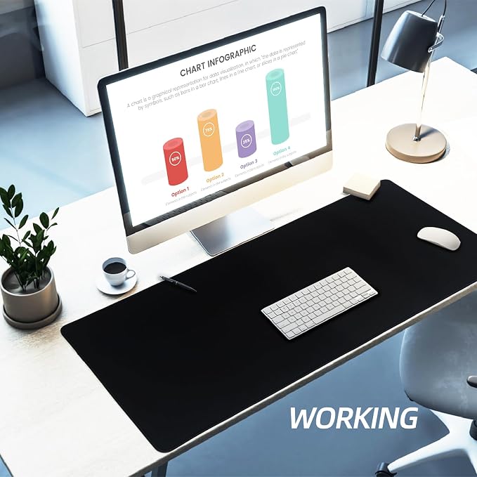 XXL Gaming Mouse Pad 31.5x15.7 Professional Large Mouse Pad & Computer Game Mouse Mat-80x40 blackus - Image 4