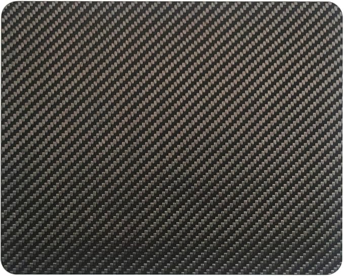 Multipurpose Carbon Fiber Mouse Pad - Hard, Thin, and Lightweight for Office, Gaming, and Daily Computer Use on Desk or Lap (3k Twill, Large) - Image 2