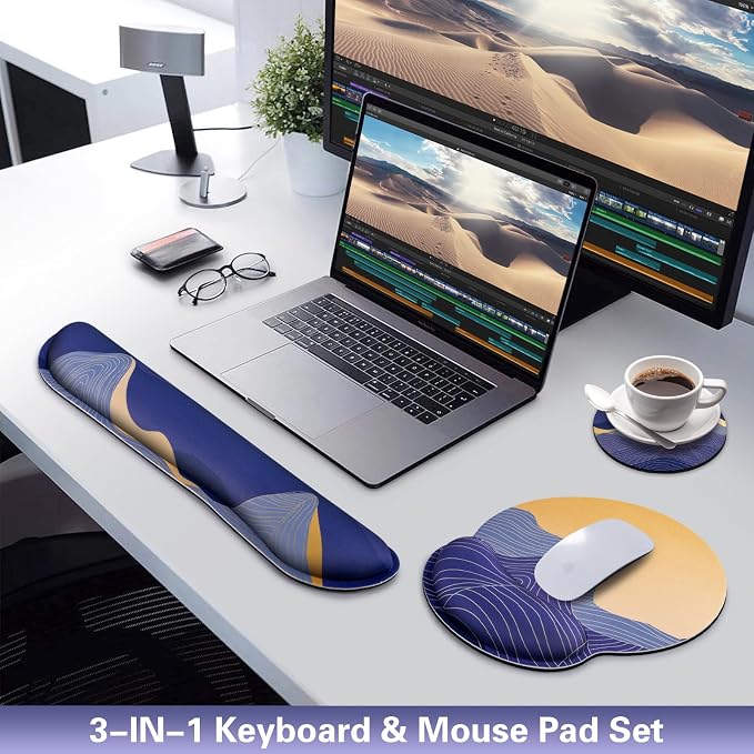 Ergonomic Keyboard Wrist Rest, Mouse Pad with Wrist Rest Anime - Image 2