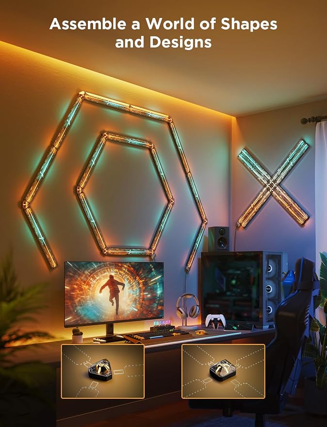 Govee Gaming Wall Light, RGBIC Glide Wall Light - Image 6