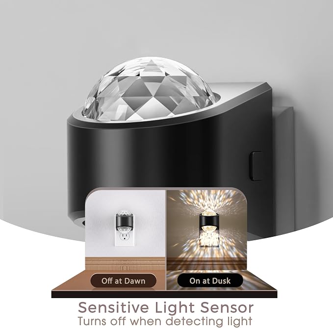 Briignite Night Light,Night Lights Plug into Wall,LED Projector Night Light - Image 5