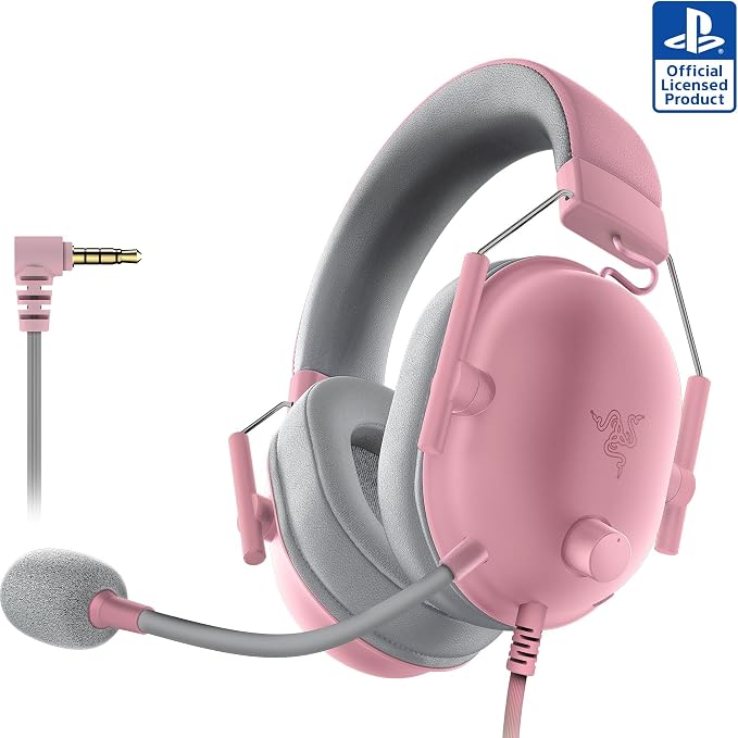 Razer BlackShark V2 X Wired PlayStation Gaming Headset, Pink by Unknown