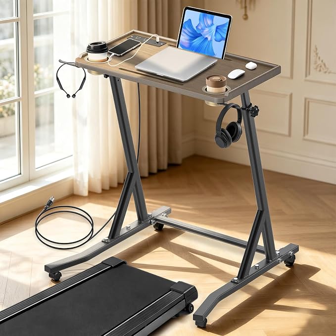 KingDolly Standing Desk for Walking Pad, Treadmill Desk with 2 Cup Holders by Kingdolly