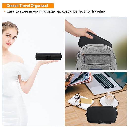 Elonbo Carrying Case for TaddToy/WELLST·G/Beijue/FAMILY POCKET/CCTU/X- JOYKIDS/GREENCREEK/Beico/KAVOYI/GuaiyeyeAP/TEBIYOU Handheld Game Console, Portable Electronic Gaming Player Bag, Black+ - Image 8